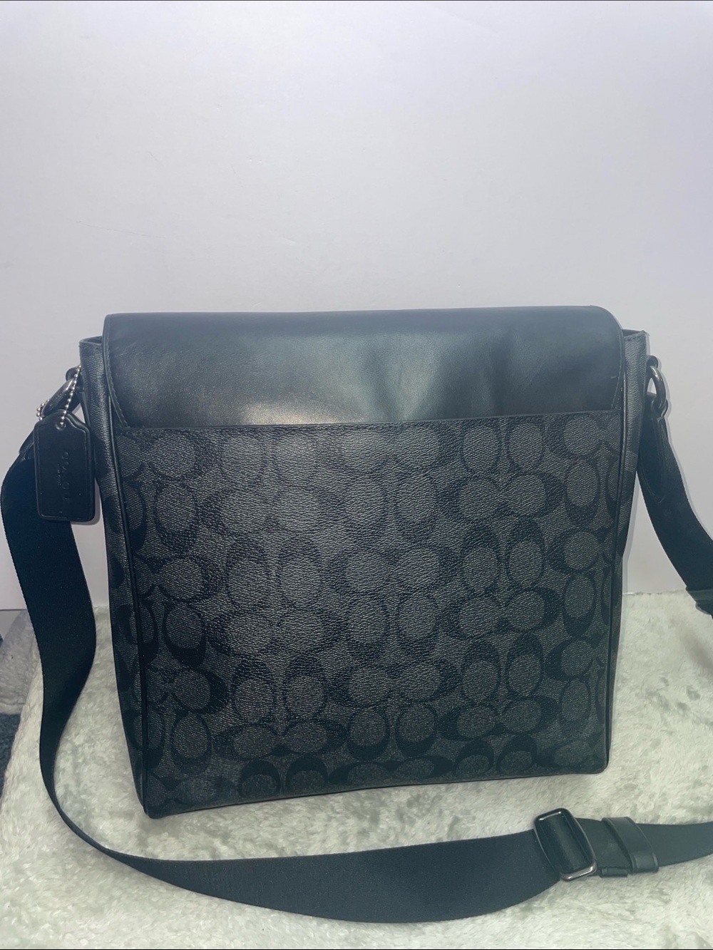 Coach ‘Houston’ Signature Map Bag - Picture 3 of 17